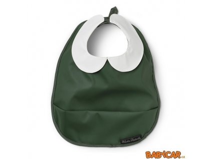 ELODIE DETAILS pogumovaný bryndák s kapsou BABY BIB Valley Green DOPRODEJ!